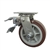 6 Inch Total Lock Swivel Caster with Polyurethane Tread on Poly Core Wheel and Ball Bearings