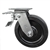 8 Inch Swivel Caster with Total Lock Brake and  Glass Filled Nylon Wheel