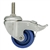 3" Stainless Steel Grade 316 Swivel Caster with Solid Polyurethane Tread and Total Lock Brake