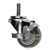 3" Stainless Steel Swivel Caster with Polyurethane Tread and Brake