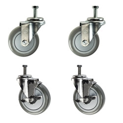 4" Swivel Caster with Polyurethane Tread