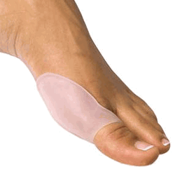 photo of a gel bunion protector.