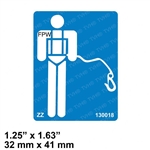 NEW SKYJACK LABEL HANEW SKYJACK LABEL HARNESS ANCHORAGE 130018