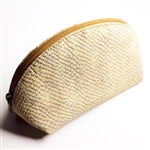 Cork Cosmetic Bag White Small