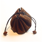 Cork Draw String Pouch Brown