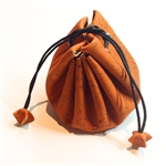 Cork Draw String Pouch Orange