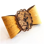 Cork French Hair Clip Angels