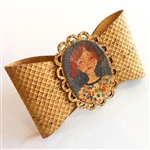 Cork French Hair Clip Young Lady