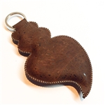 Cork Viana Heart Key Holder Brown