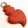 Cork Viana Heart Key Holder Red