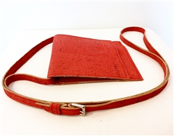 Cork Small Shoulder Strap Orange