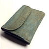 Cork small Wallet Denim Look