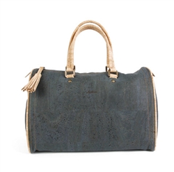 Big Cork Trunk Dark Blue Bag