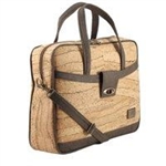 Cork Briefcase Leopard Design