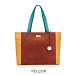 Cork Poppy Tote Rust