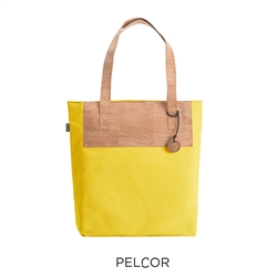 Cork Sunshine Tote Lemon