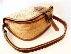 Cork Shoulder Bag with buckle