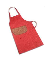 Cork Apron Red and Brown