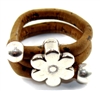 Cork Ring Flower Brown