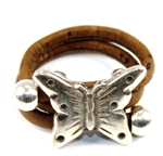 Cork Ring Large Butterfly