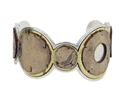 Cork Bracelet w/7Rings