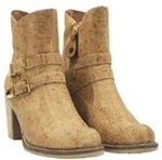 Cork Boots with Gold Lace patern