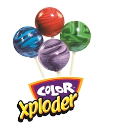 Color Xploder lollipop fundraiser