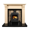 54" Dublin Corbel Surround: Ivory Cream