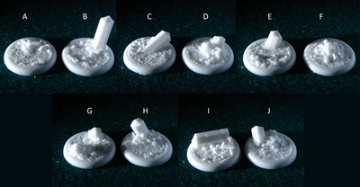 Crystal Field Resin Scenic Miniatures Bases 30mm