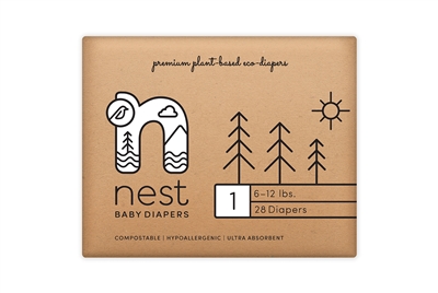 Nest Plant-Based Baby Diapers