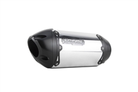 Kawasaki (18+) Ninja 400 / (19+) Z400 S1R Black Series Aluminum Slip-On Exhaust by Two Brothers