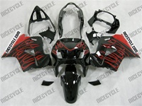 Red Flames Honda VFR 800 Fairings