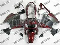 Matte Black/Red Honda VFR 800 Fairings