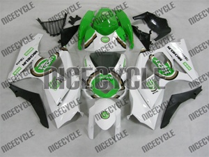 Suzuki GSX-R 1000 Green Lucky Strike Fairings