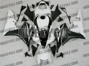 Honda CBR 600RR Black/White Fairings