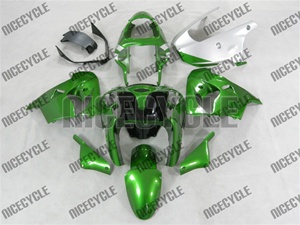 Kawasaki ZX9R Dark Metallic Green Fairings