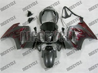 Honda VFR 800 Silver/Deep Red Fairings