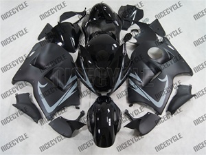 Satin Black/Grey Accents Suzuki Hayabusa Fairings