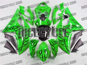 Yamaha YZF-R6 Green Metallic Fairings