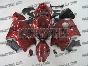 Candy Red Ghost Suzuki GSX-R 1300 Hayabusa Fairings