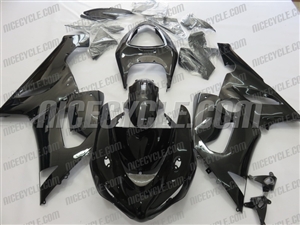 Kawasaki ZX6R Dark Charcoal Metallic Fairings