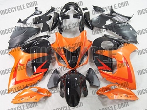 Suzuki Hayabusa Orange/Black OEM Style Fairings