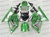 Green/White Suzuki GSX-R 600 750 Fairings