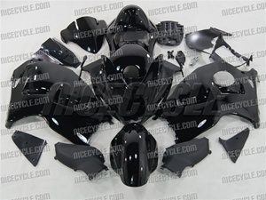 Gloss Black Suzuki GSX-R 1300 Hayabusa Fairings