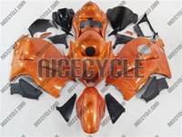 Sunburst Orange Flames Suzuki GSX-R 1300 Hayabusa Fairings