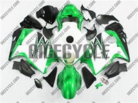 Metallic Green/White Suzuki GSX-R 1300 Hayabusa Fairings