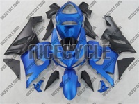 Kawasaki ZX6R Matte Blue Fairings