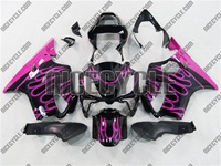 Pink Fire Flame Honda CBR 600 F4i Fairings