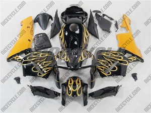 Honda CBR 600RR Yellow Fire Fairings