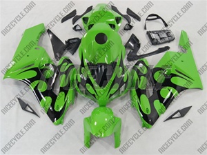 Honda CBR 1000RR Green/Black Tribal Fairings